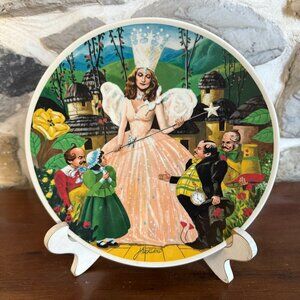 Vintage Wizard of Oz plate "Follow the Yellow Brick Road" 1979